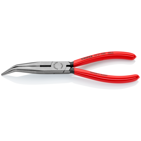 KNIPEX 26 21 200 Flachrundzange mit Schneide (Storchschnabelzange)